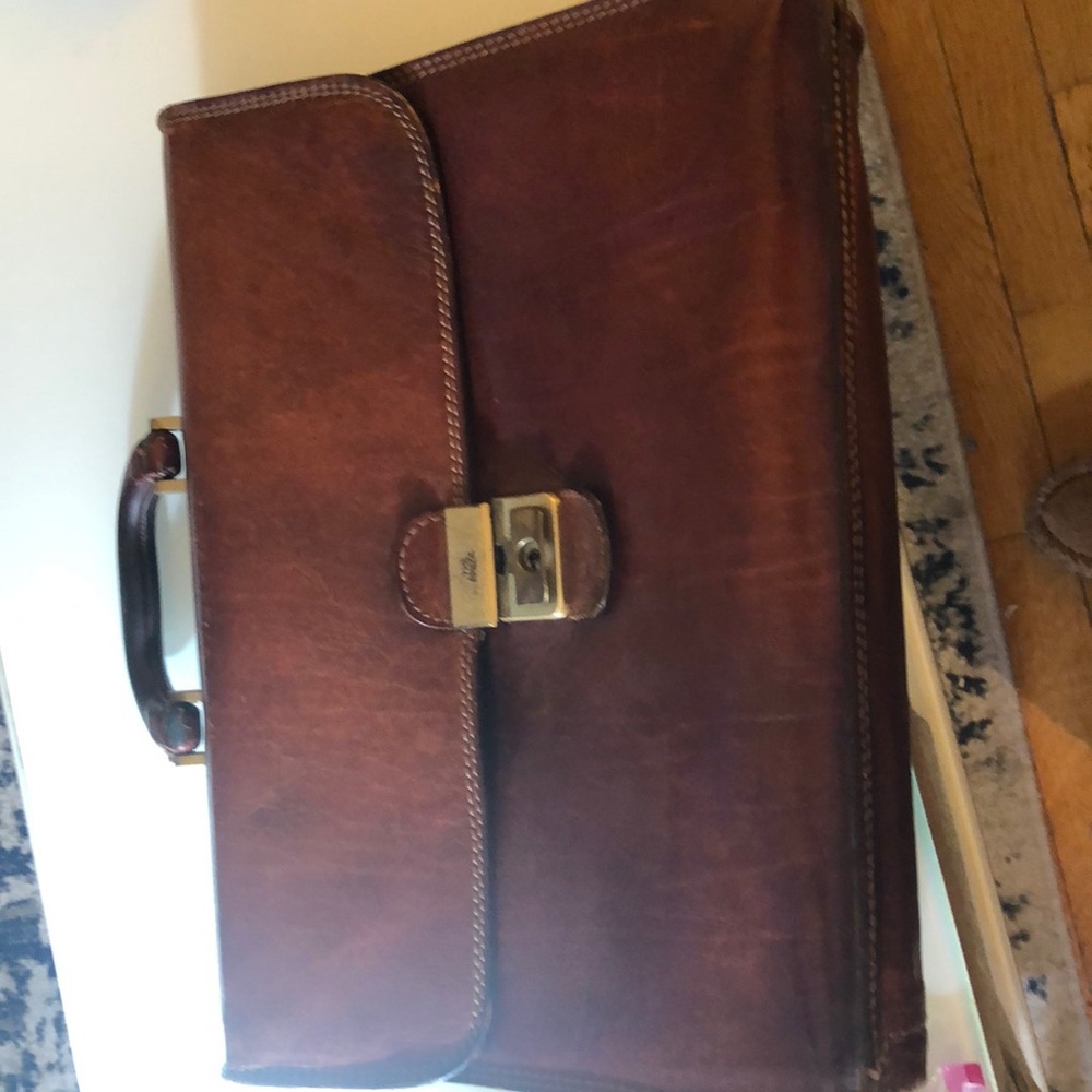 The Bridge Italian made briefcase